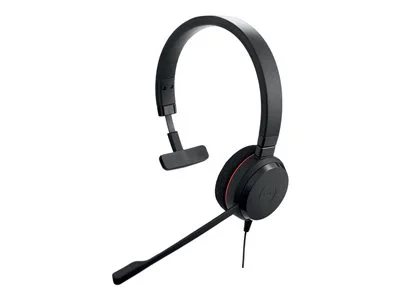 Photos - Headphones Jabra Evolve 20 Mono MS Wired Headset - Black 78011459 