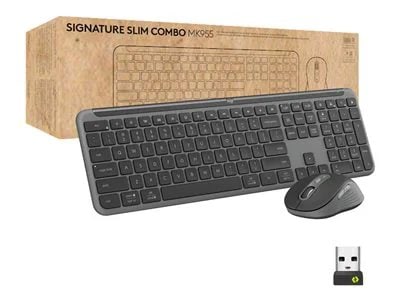 

Logitech MK955 Signature Slim Keyboard & Mouse Combo for Business