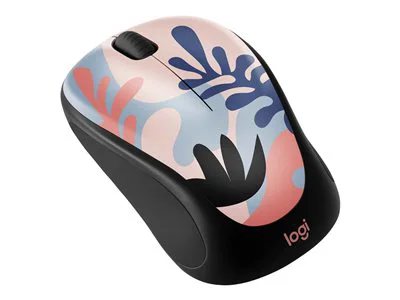 

Logitech Design Collection Limited Edition Wireless Mouse - CORAL REEF