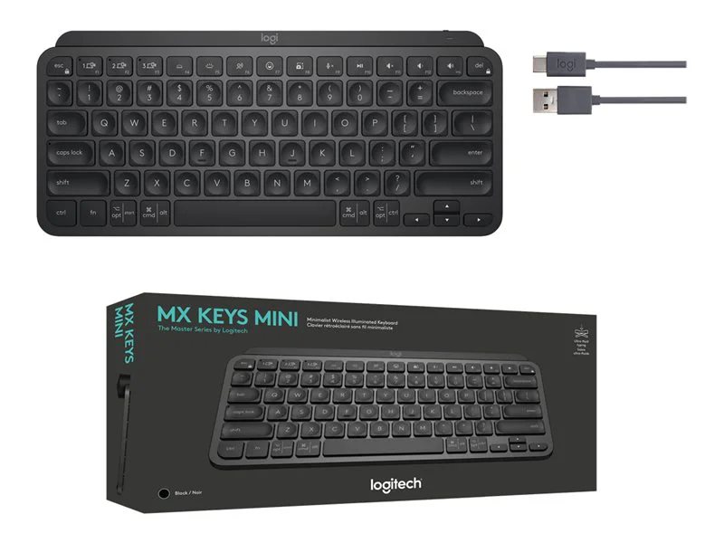 Logitech MX Keys Mini Wireless Keyboard - Black | 78088184