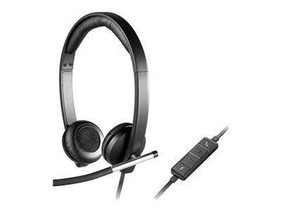 Logitech H650e Stereo Wired Headset - Black