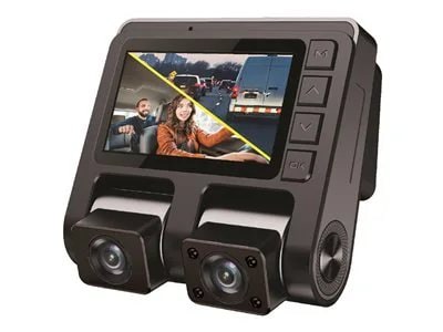GekoGear Orbit D110 2 Channel 1080P Front/In-Cabin Dashcam with Display - image 9