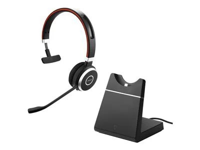 

Jabra Evolve 65 SE Link380a UC Mono Wireless Bluetooth Headset with Charging Stand - Black