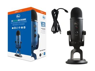 

Blue Microphones Yeti Professional Multi-Pattern USB Condenser Microphone - Blackout