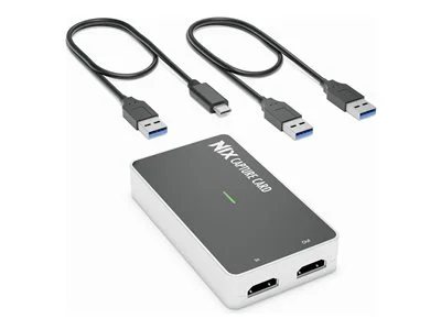 Plugable Performance NIX Video Game Capture Card 1080P 60FPS, USB-C & USB 3.0 and HDMI Passthrough for Monitor