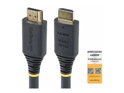 StarTech.com Premium Certified High Speed HDMI Cable, 7.6m/25ft