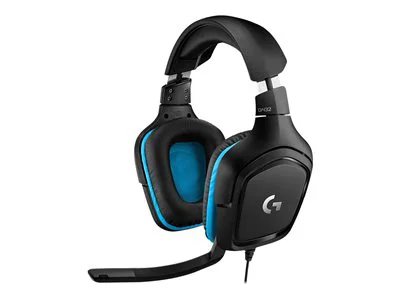 Logitech G G432 7.1 Surround Sound Wired Gaming Headset - Black