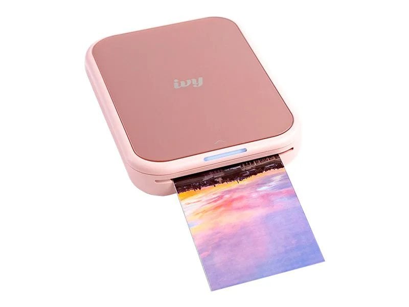  Canon Ivy 2 Mini Photo Printer, Print from Compatible iOS &  Android Devices, Sticky-Back Prints, Blush Pink : Office Products