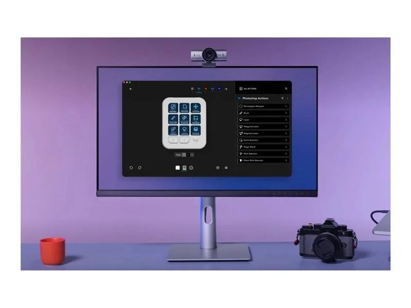 Logitech MX Creative Console - Pale Gray | 78807332 | Lenovo US