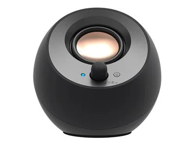 Creative Labs Pebble V3 Minimalistic 2.0 USB-C Speaker System with Bluetooth 5.0 - Black