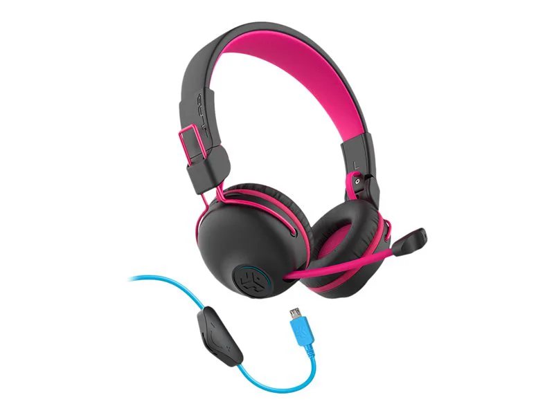 JLab JBuddies Play Gaming Wireless Headset - Black/Pink | 78318746