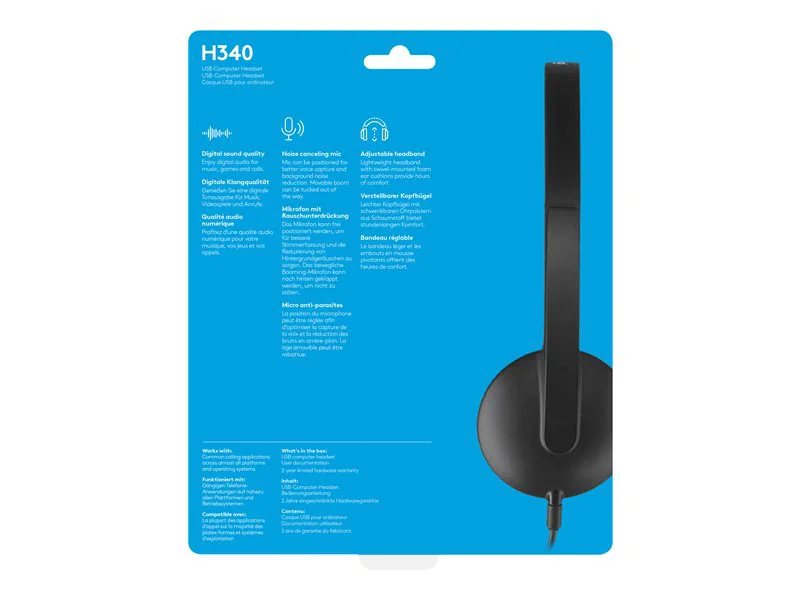 Logitech USB Headset H340 | 78004850 | Lenovo US