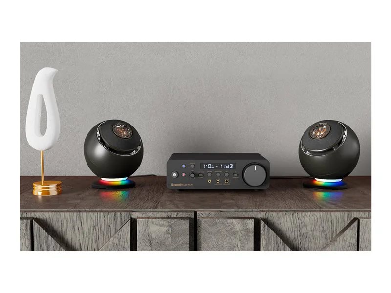 Creative Labs Pebble Nova 2.0 USB-C Desktop Speakers - Black
