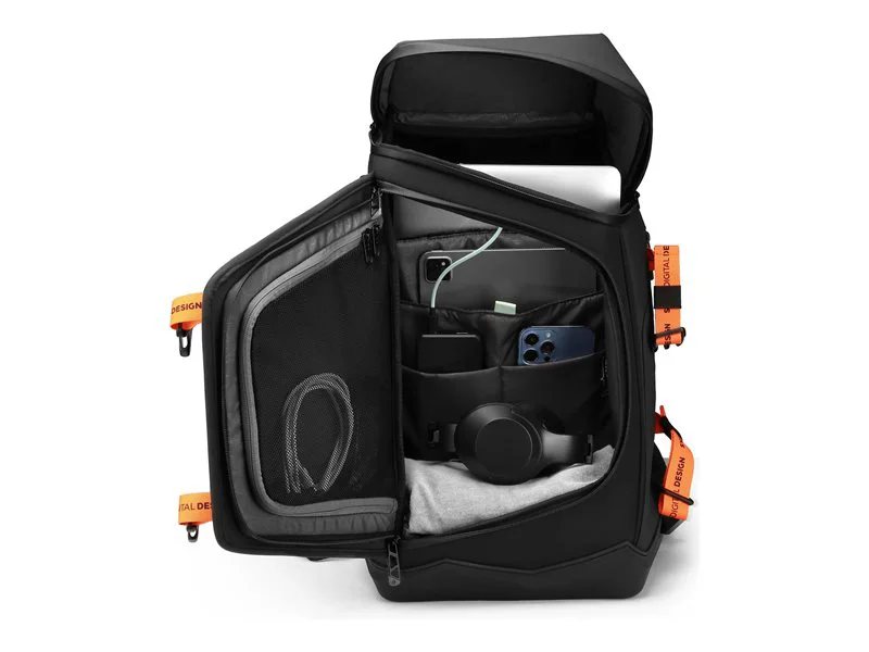 Swissdigital SEON L + Backpack for Laptops up to 16 inches - Black