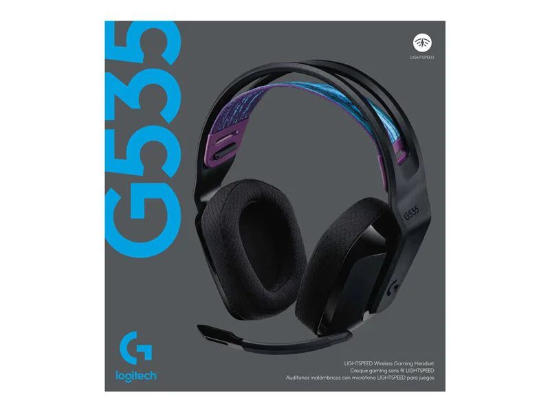 Logitech G G535 LIGHTSPEED Wireless Gaming Headset - Black