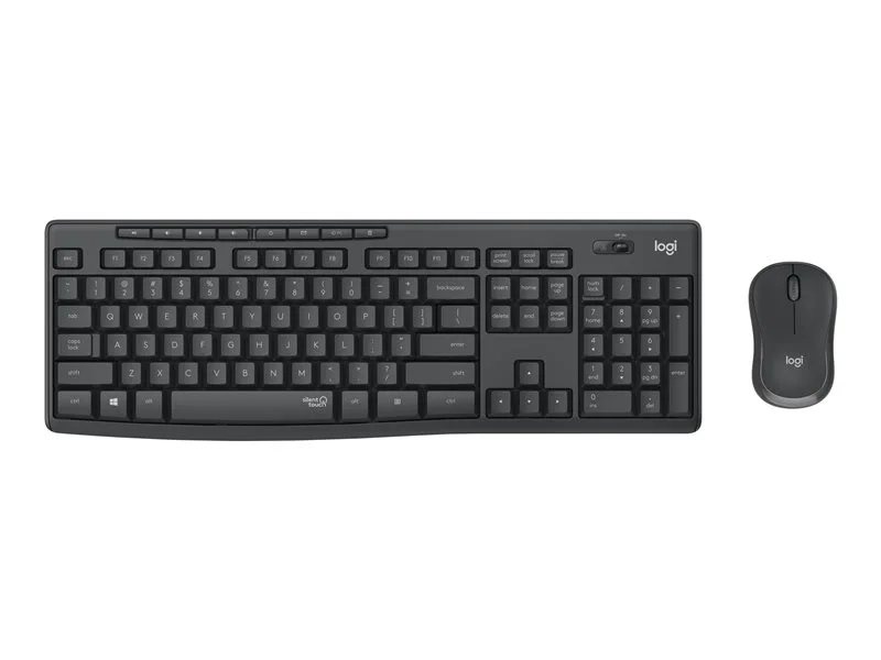 Logitech MK295 Silent Wireless Keyboard and Mouse Combo - Graphite