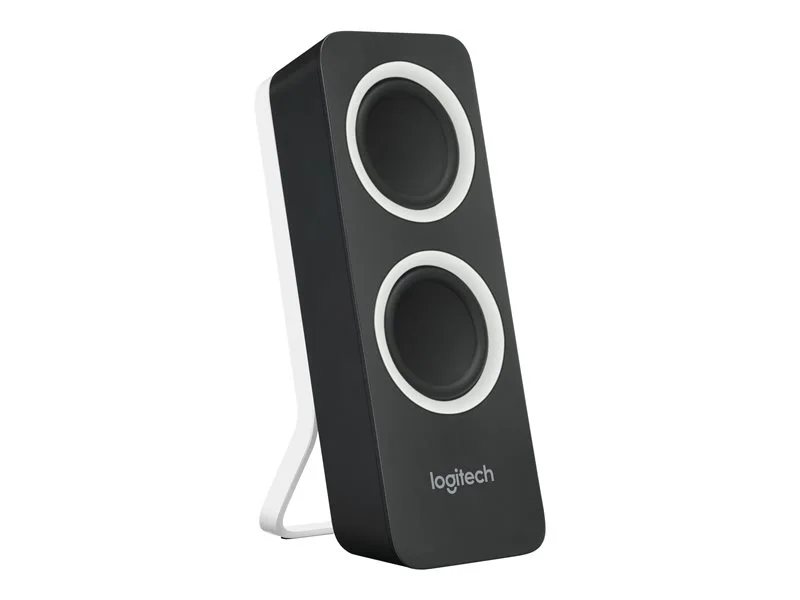Logitech Z200 Rich Stereo Sound Speakers (Midnight Black, 5W RMS)