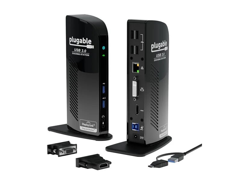 Plugable USB 3.0 Universal Dual Monitor Docking Station | 78808732