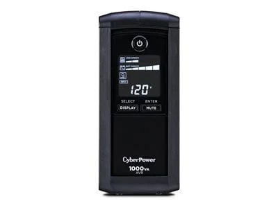 CyberPower CP1000AVRLCD Intelligent LCD UPS Battery Backup and Surge Protector, 1000VA/600W, 9 Outlets, AVR, Mini-Tower, UL Certified - image 8