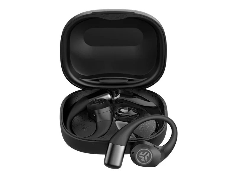 JLab Epic Open Sport Air Conduction True Wireless Earbuds - Black