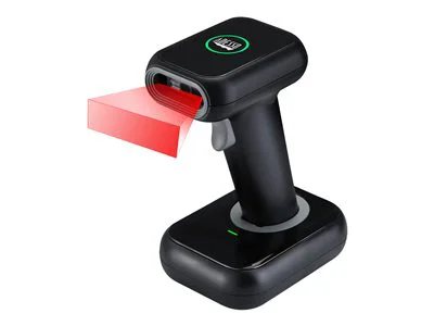 Adesso 2D Wireless Barcode Scanner with Charging Cradle