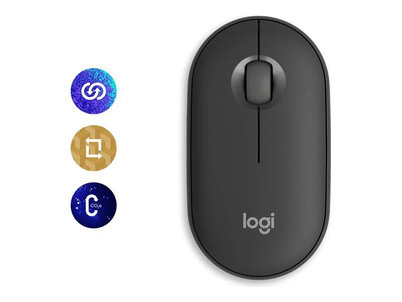Logitech Pebble 2 M350s Mouse - Tonal Graphite