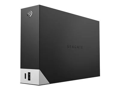 Seagate 10TB One Touch Desktop External Drive with Built-In Hub (Black)