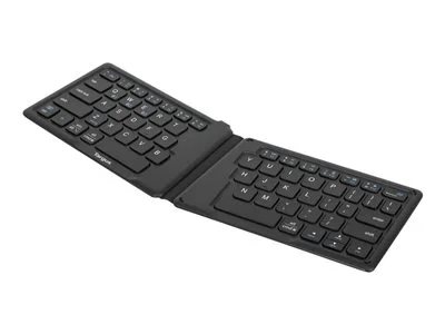 Targus Ergonomic Foldable Wireless Bluetooth Antimicrobial Keyboard - Black