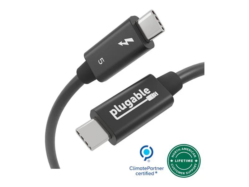 Plugable Thunderbolt 5 Cable with 80Gbps and 240W Charging