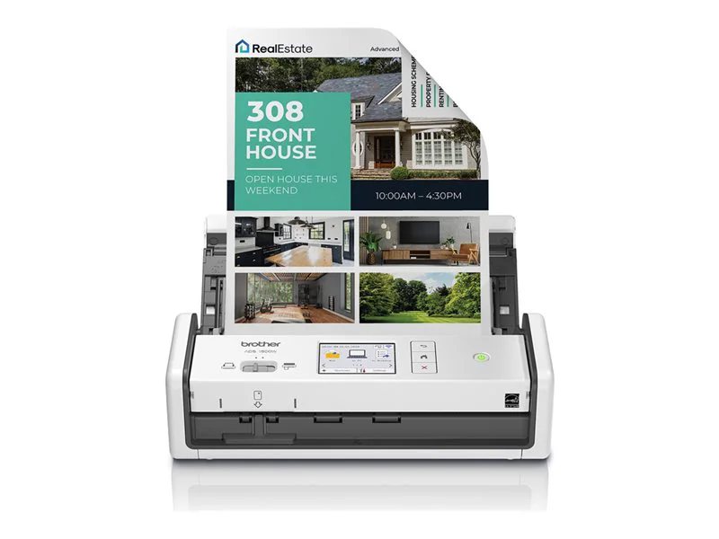 Brother ADS-1800W Compact Wireless Duplex Desktop Scanner with