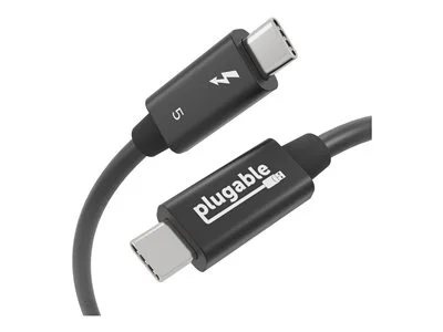 Plugable Thunderbolt 5 Cable with 80Gbps and 240W Charging - Thunderbolt Certified | Up to 120Gbps Bandwidth Boost
