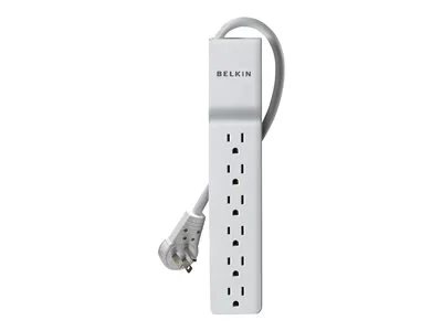 Belkin BE106001-06R 6-Outlet Surge Protector -White