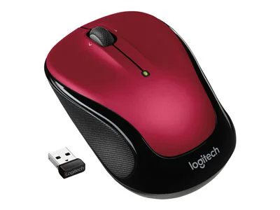 

Logitech M325s Wireless Optical Ambidextrous Mouse - Red