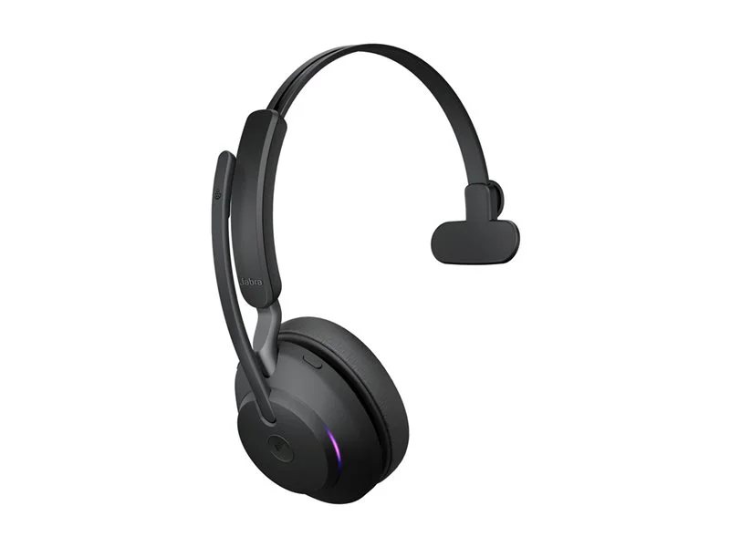 Jabra Evolve2 65 Link390a MS Mono Headset with Charging Stand