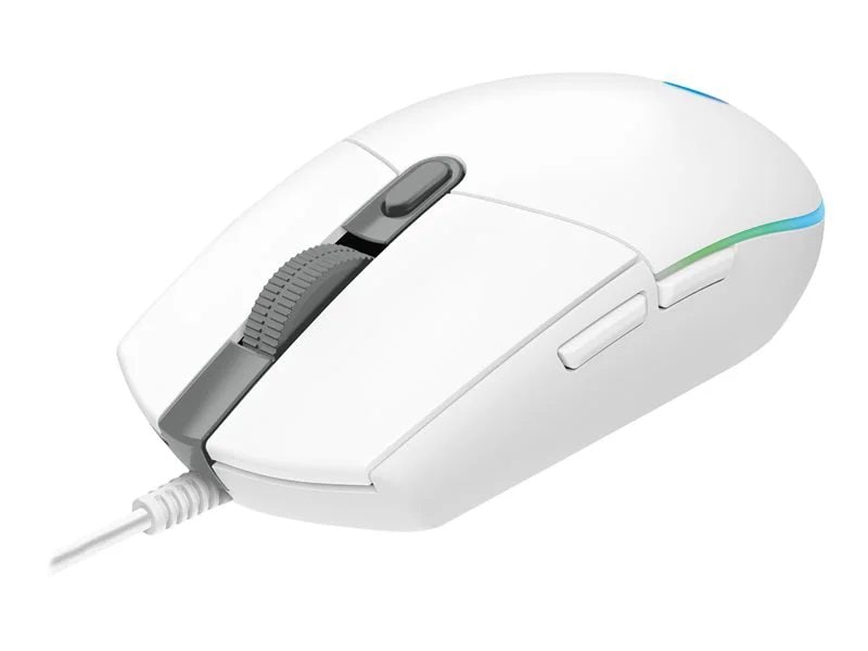 Logitech G203 LIGHTSYNC Wired Optical Gaming Mouse - White | Lenovo CA