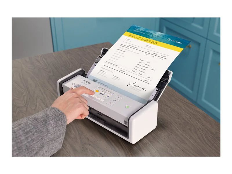 Brother ADS-1800W Compact Wireless Duplex Desktop Scanner with