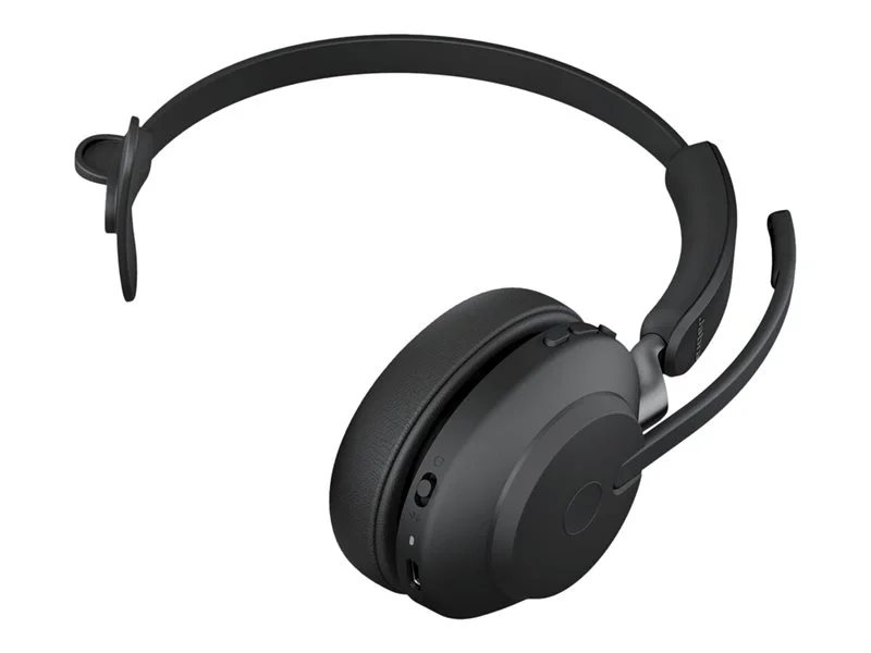 【新品】Jabra EVOLE2 65 Link380/390c UC Jabra Evolve2 65 Link 380a UC Stereo Headset - Black (26599-989-999)
