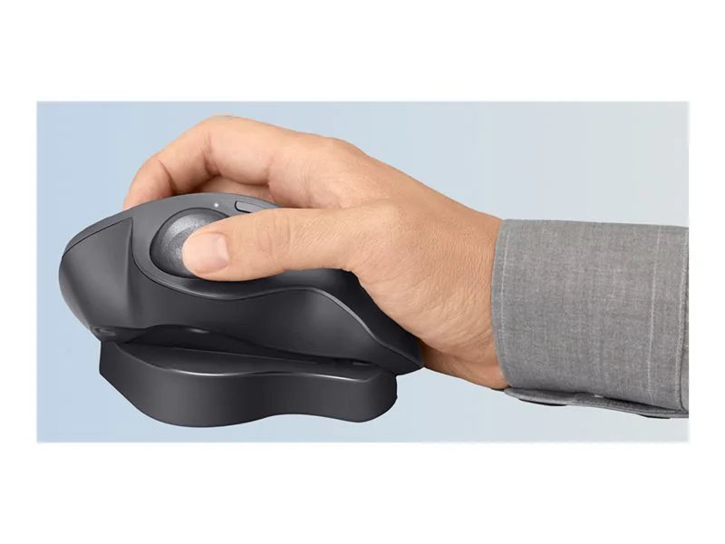 Logitech MX ERGO S Plus Wireless Ergonomic Trackball Mouse