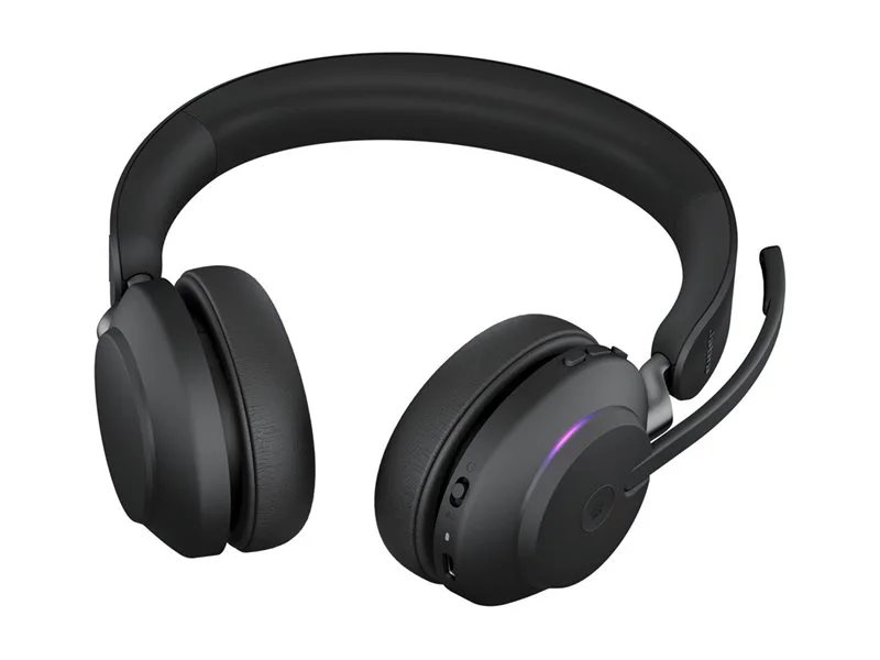 Jabra Evolve2 65 Link390c MS Stereo Headset with Charging Stand