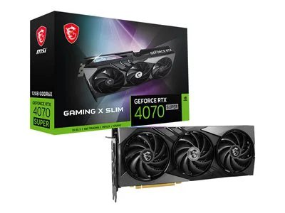 MSi GeForce RTX: 12G GAMING X SLIM Graphics Card | 78791269