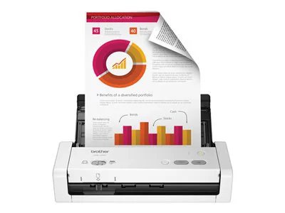 

Brother ADS-1200 Compact Duplex Desktop Document Scanner - White