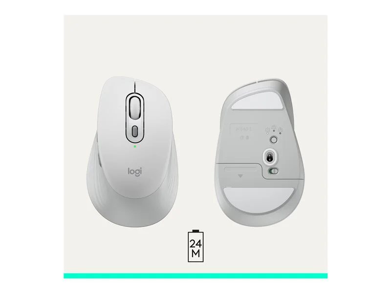 Logitech M840 L Signature Comfort Wireless Bluetooth Mouse with