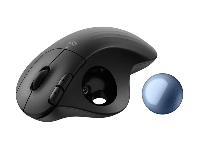 Logitech ERGO M575S Wireless Ergonomic Trackball Mouse - Black Logitech ERGO M575S Wireless Ergonomic Trackball Mouse - Black