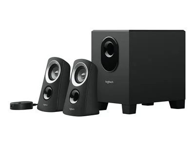 Logitech Z313 2.1-Channel Rich Balanced Sound Speaker System - Black
