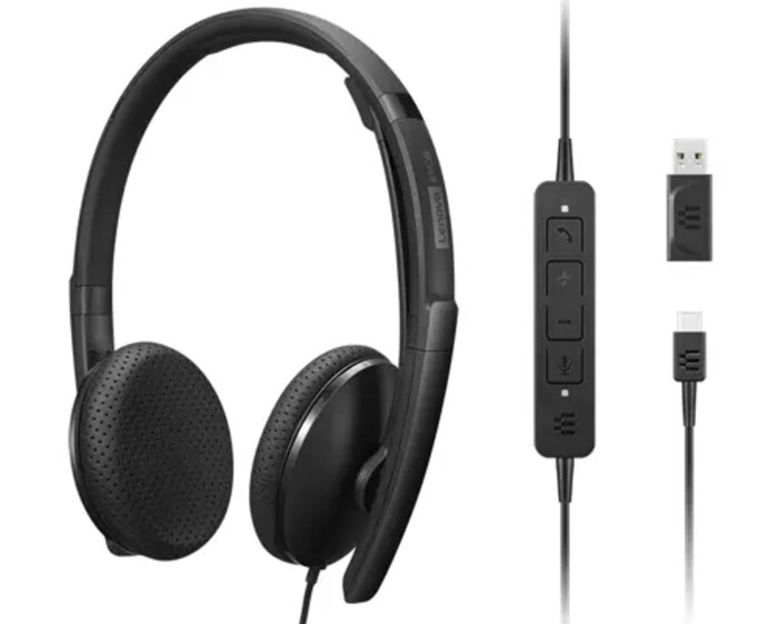 Lenovo Wired VOIP ヘッドセット(UC) | 4XD1M39028 | レノボ・ ジャパン