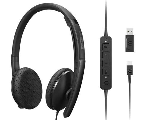 Lenovo Wired VOIP ヘッドセット(Teams)