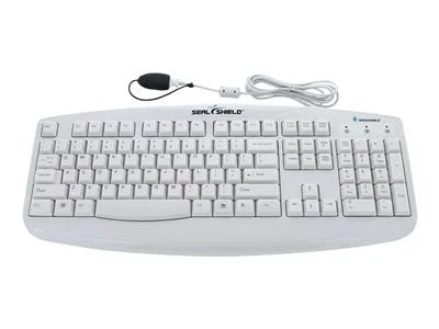 Seal Shield Seal Storm Washable KeyboardUS-English, QWERTY, ANSI, USB, White - image 3