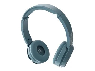 

Philips H4205 On-Ear Wireless Headphones with 32mm drivers and BASS boost on-demand - Blue