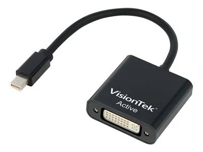 Photos - Cable (video, audio, USB) VisionTek Mini DisplayPort to SL DVI-D Active Adapter  78156180 (M/F)
