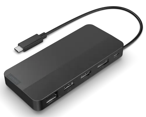 Lenovo USB-C-Reisedock für zwei Displays